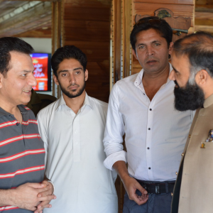 with Asif and Gul